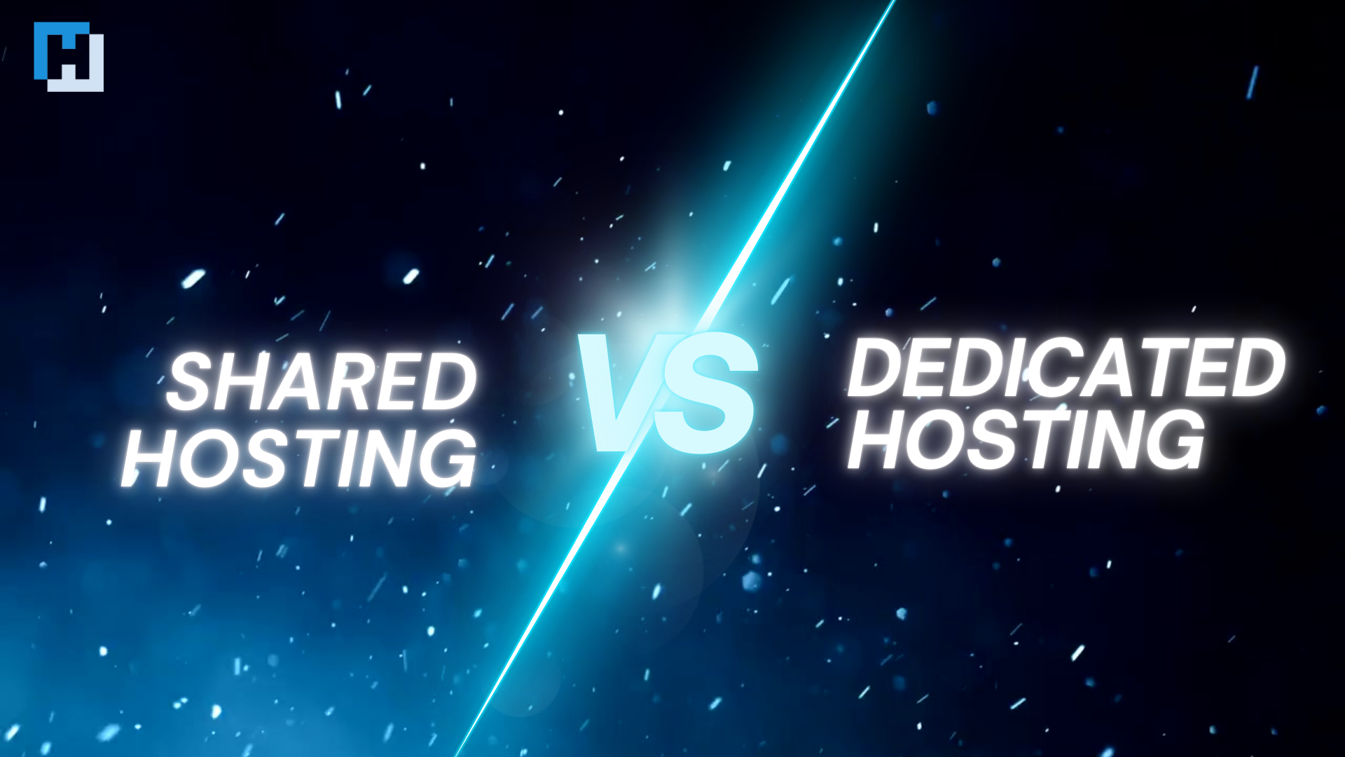 shared hosting vs. dedicated hosting