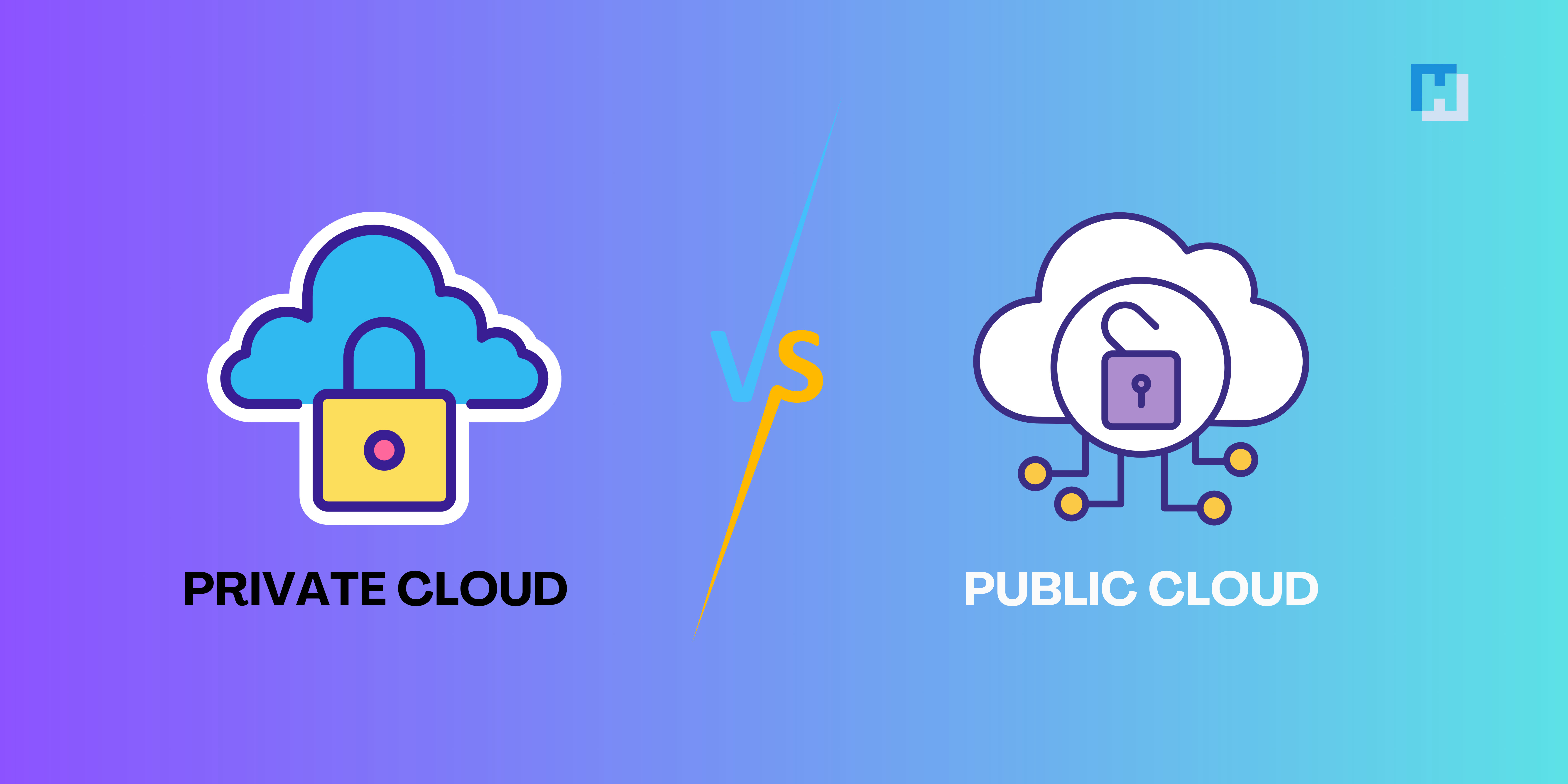 Public cloud vs private cloud