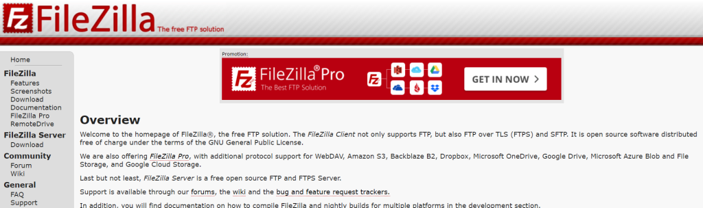 filezilla